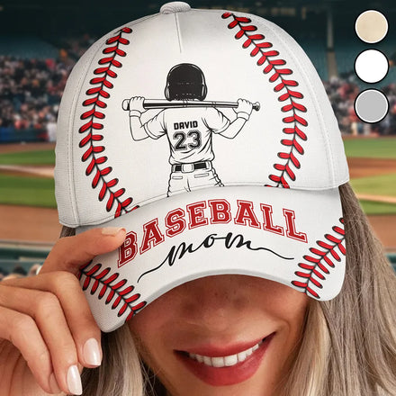 Baseball Mom Dad - Personalized Classic Cap