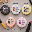 Graduation,Gift For Yourself,Gift For Women,Gift For Daughter,Gift For Sisters,Gift For Bestie - Behind You All Memories Graduation - Personalized Compact Mirror