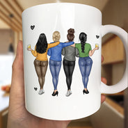 Gift For Bestie,Gift For Sisters,Gift For Women,Happy,Top Market - Being My Bestie Is Really The Only Gift You Need - Personalized Mug