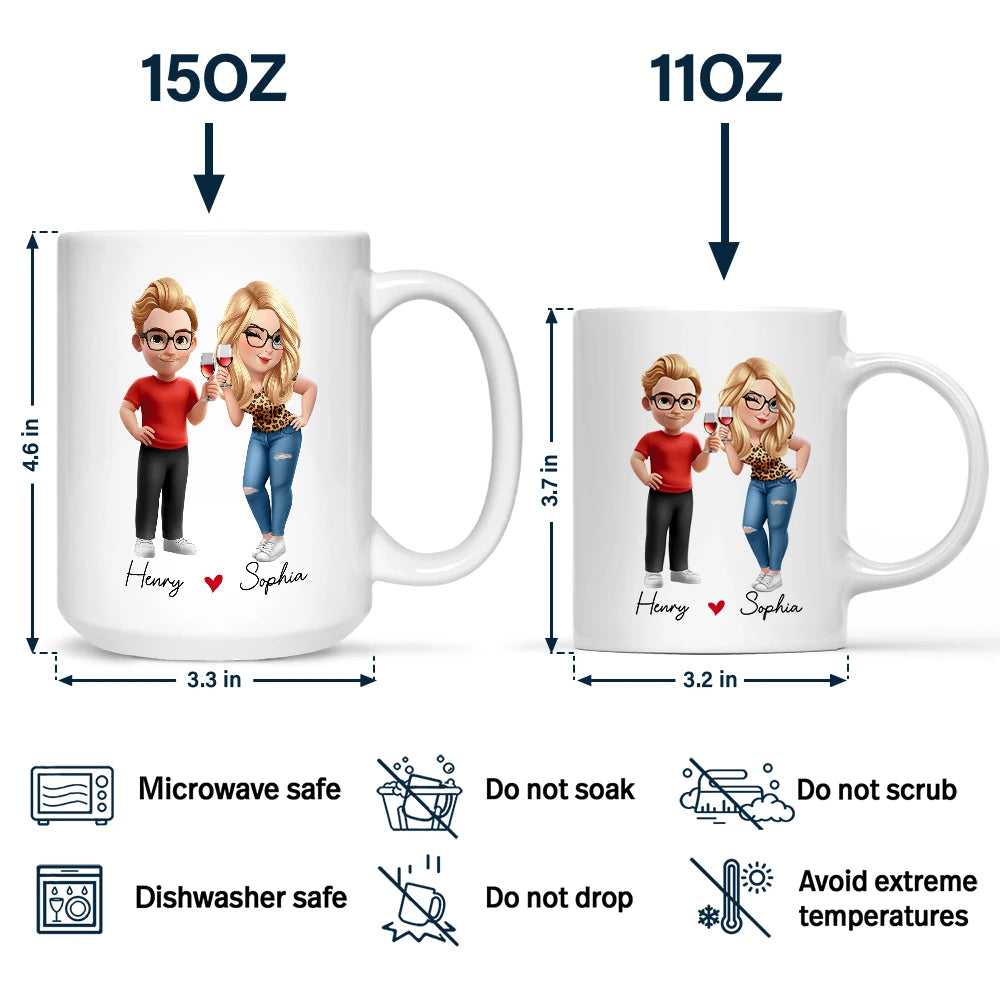Gift For Sisters,Gift For Brothers,Gift For Sibling,Cousin,Happy - Being My Brother Is Really The Only Gift You Need - Personalized Mug