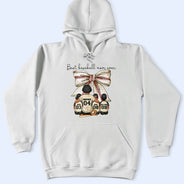 Gift For Mother,Baseball,Sport Mom,Happy - Best Baseball Mom Ever Coquette Bow - Personalized T Shirt