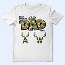 Hunting, Gift For Father, Funny - Best Buckin Dad Ever - Personalized T Shirt