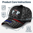 Gift For Father,Independence Day,Happy,Icon - Best Dad Ever Ever Kid Hand Punch - Personalized Classic Cap