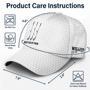 Gift For Father,Gift For Grandpa,Golf,Happy,Icon - Best Dad Grandpa By Par Golf Clubs - Personalized Classic Cap
