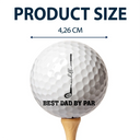 Gift For Grandpa,Gift For Father,Golf,Non-Eng,Icon,Proud - Best Dad Grandpa By Par Golf Clubs - Personalized Golf Ball