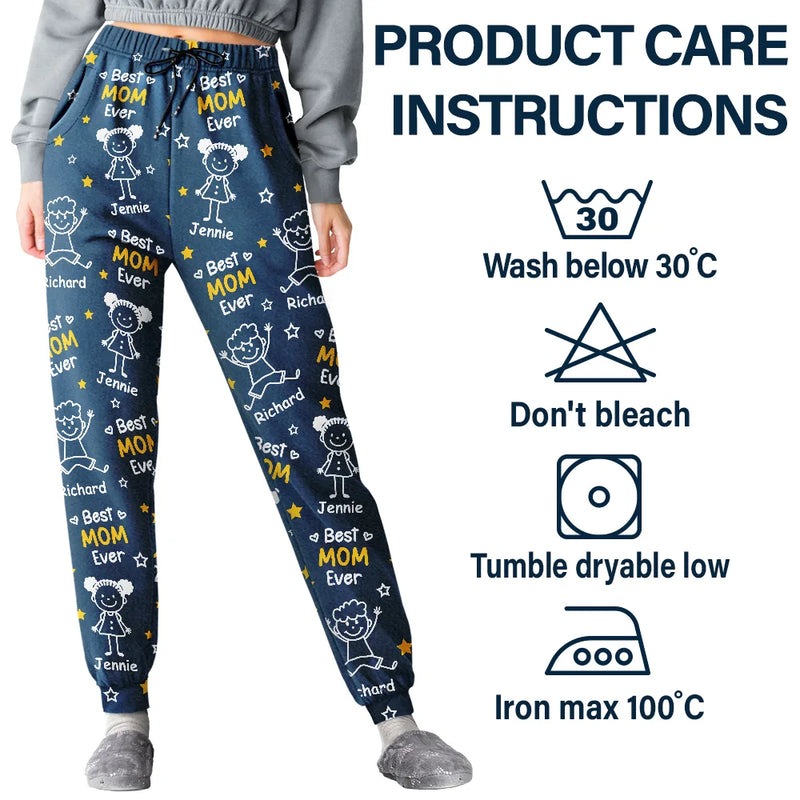 Gift For Grandpa, Gift For Father, Happy - Best Dad Grandpa Ever - Personalized Pajama Pants