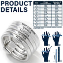 Dog Lovers,Pet Lovers,Cat Lovers,Dog Mom,Cat Mom,Pet Mom,Love - Best Dog Cat Mom Ever - Personalized Heart Stacking Rings