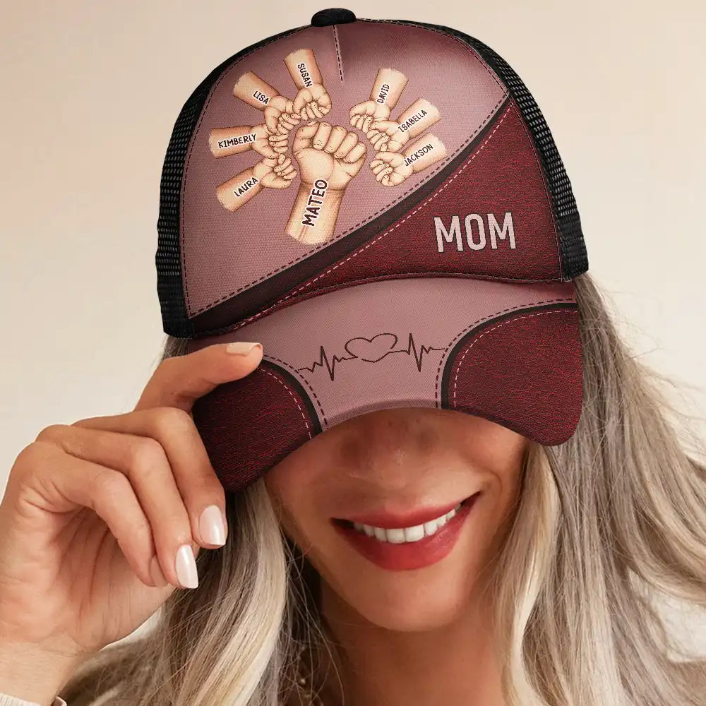 Gift For Father,Gift For Grandpa,Gift For Husband - Best Friends For Life Dad Grandad - Personalized Mesh-back Casual Cap
