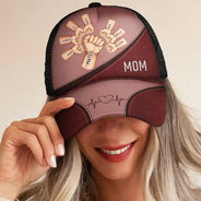 Gift For Father,Gift For Grandpa,Gift For Husband - Best Friends For Life Dad Grandad - Personalized Mesh-back Casual Cap
