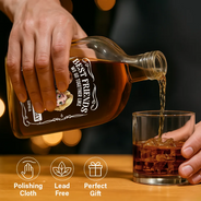 Gift For Bestie, Gifts For Colleagues, Gift For Brothers, Happy - Best Friends We Go Together Like Drunk And Disorderly - Personalized Whiskey Bottle