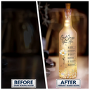 Gift For Yourself, Gift For Women, Love - Bible Verse God Says I Am Birth Flower Nacre Effect - Personalized Bottle Light