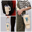 Birth Flower Stethoscope - Personalized Bottle Carrier Bag