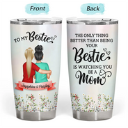 Gift For Yourself,Gift For Women,Gift For Mother,Gift For Daughter,Mom - Daughters (Adult),Gift For Sisters,Gift For Bestie,Cousin,New Mom,Love - Birth Flower Watching You Be A Mom - Personalized Tumbler