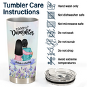 Gift For Yourself,Gift For Women,Gift For Mother,Gift For Daughter,Mom - Daughters (Adult),Gift For Sisters,Gift For Bestie,Cousin,New Mom,Love - Birth Flower Watching You Be A Mom - Personalized Tumbler