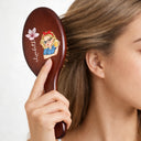 Gift For Wife,Gift For Girlfriend,Gift For Women,Gift For Yourself,Gift For Aunt,Gift For Mother,Gift For Grandma,Gift For Daughter,Gift For Sisters,Gift For Bestie,Happy - Birth Flowers Woman Bloom Where You're Planted - Personalized Wooden Hair Brush