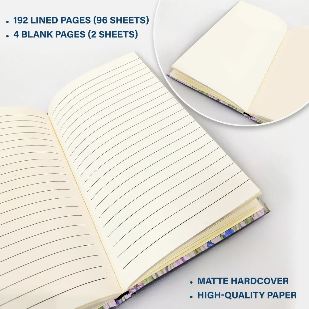 Gift For Women, Gift For Yourself, Gift For Daughter, Gift For Mother, Gift For Sisters, Gift For Bestie, Happy - Birth Month Flower Watercolor Blooming In Love - Personalized Hardcover Journal