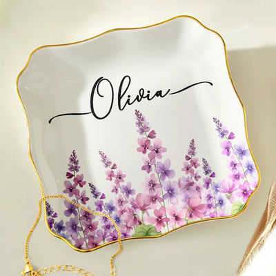Lace Square Jewelry Dish