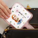 Gift For Yourself,Gift For Women,Happy,Gift For Daughter,Gift For Bestie,Gift For Sisters - Birth Month Flower Woman Kid Girl - Personalized Handheld Mirror