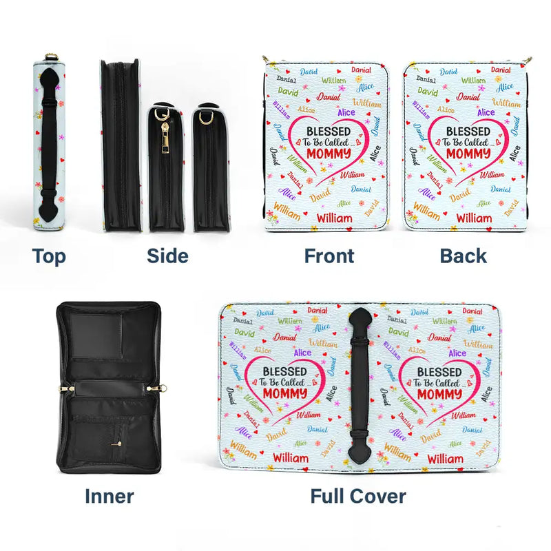 Christian,Gift For Grandma - Blessed To Be Called Grandma Mommy - Personalized Bible Cover