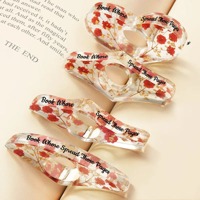 Resin Flower Page Holder