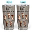 Gifts For Colleagues, Gift For Women, Gift For Men - Boss' Little Trouble 3D Effect Funny Donkey - Personalized Tumbler