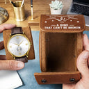 Gift For Brothers,Cousin,Gift For Sibling,Gift For Men,Happy,Icon,Proud - Brothers A Bond That Can't Be Broken - Personalized Leather Watch Case