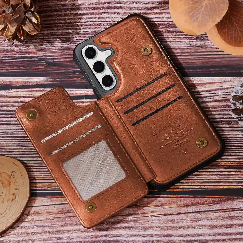 Birth Month Flowers Bloom Where You're Planted Women - Personalized Leather Flip Wallet Phone Case