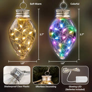 Christmas, Cozy, Custom Text - Christmas Decoration For Family - Personalized Be The Light Chili Bulb LED Light