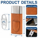 Confident,Gift For Men,Gift For Yourself,Icon - I Smoke Cigars And I Know Things - Personalized Cigar Case