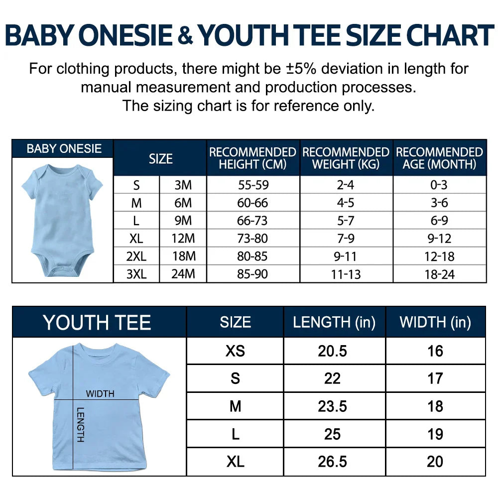 Protected By 3D Effect Dog - Personalized Baby Onesie