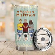 Dear Mom Thank You For Teaching Me How To Be Strong - Mother Gift - Personalized Custom Tumbler