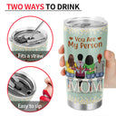 Dear Mom Thank You For Teaching Me How To Be Strong - Mother Gift - Personalized Custom Tumbler