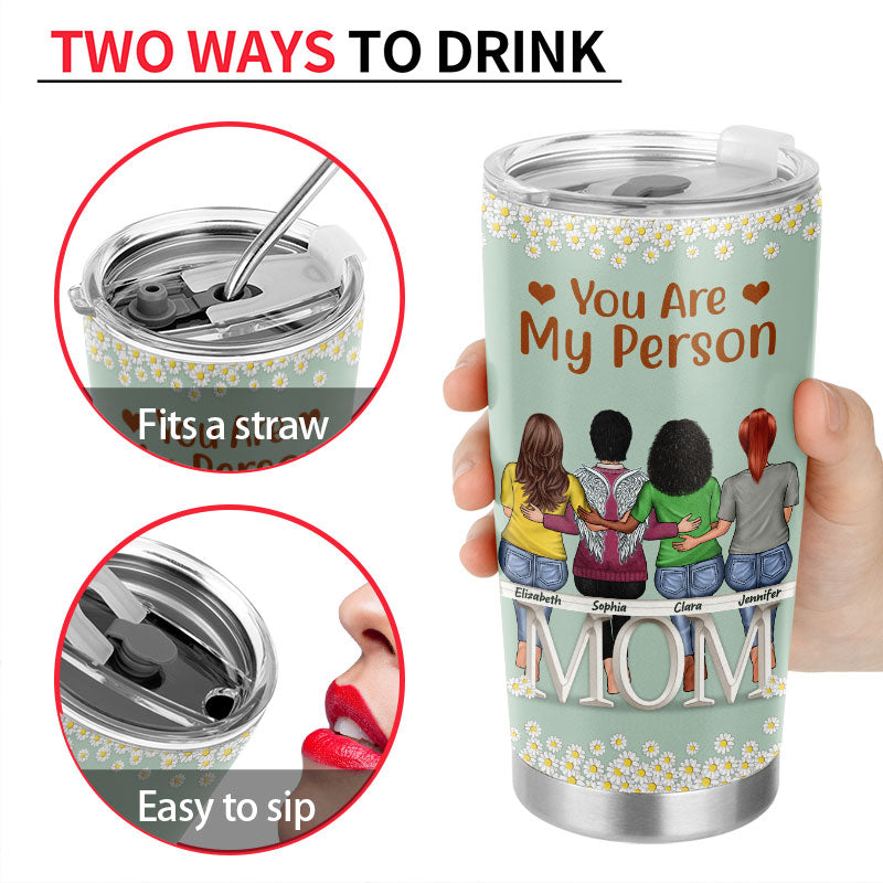 Dear Mom Thank You For Teaching Me How To Be Strong - Mother Gift - Personalized Custom Tumbler