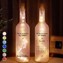 New Dad,New Mom,New baby,Gift For Father,Gift For Mother,Happy,Non-Eng,Calendar - Calendar The Day You Became My Dad Mom Holding Hands - Personalized Bottle Light