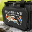 Gift For Couples,Gift For Husband,Gift For Wife,Gift For Boyfriend,Gift For Girlfriend,Camping,Love - Camping Partners For Life - Personalized Lunch Bag, Cooling Tote