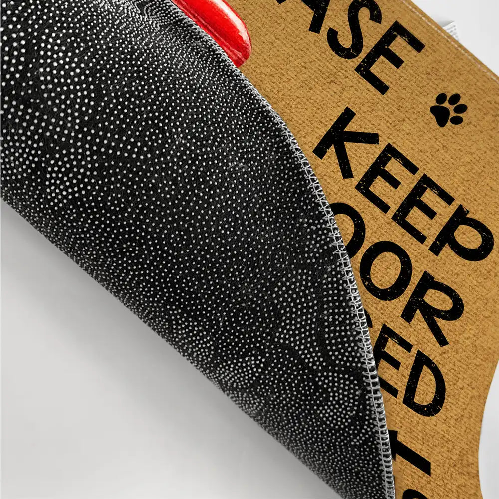 Cat Lovers, Pet Lovers, Dog Lovers, Funny, Independence Day - Cats Planning Escape Truck - Personalized Doormat