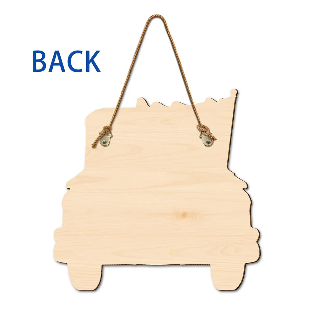 Cats Planning Escape Truck - Personalized Custom Shaped Wood Sign