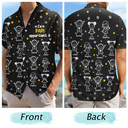 Gift For Husband,Parents,Gift For Yourself,Gift For Men,Gift For Grandpa,Gift For Father,Love,French,Gift For Grandparents,French,Non-Eng,Icon - Ce Grand-Père Papa Appartient À - Chemise Hawaïenne Personnalisée