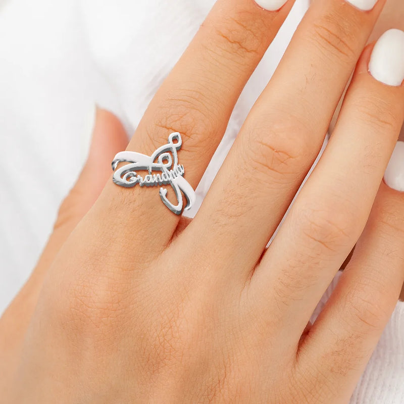 Gift For Women,Gift For Mother,Love,Gift For Grandma - Celtic Motherhood Symbol - Personalized Custom Shaped Ring