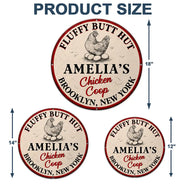 Funny,Farm,Gift For Yourself,Gift For Women,Gift For Men - Chicken Coop Farm Fresh Eggs - Personalized Custom Shaped Metal Sign