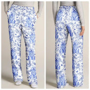 Dog Lovers,Pet Lovers,Happy - Chinoiserie Toile Dog - Personalized Pajama Pants