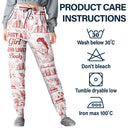 Reading, Gift For Women, Happy - Chinoiserie Toile Just A Girl Who Loves Books - Personalized Pajama Pants