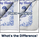 Reading, Gift For Women, Happy - Chinoiserie Toile This Is My Reading Blanket - Personalized Fleece Blanket, Sherpa Blanket