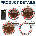 Family,Gift For Bestie,Happy,Christmas - Chocolate Cake Family Custom Names - Personalized 2-Layered Wooden Ornament