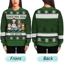 Gift For Couples,Gift For Husband,Gift For Wife,Gift For Boyfriend,Gift For Girlfriend,Parents,Gift For Women,Gift For Men,Gift For Mother,Gift For Father,Gift For Grandpa,Gift For Grandma,Family,Pet Lovers,Pet Mom,Pet Dad,Pet Couple,Dog Lovers,Dog Mom,Dog Dad,Dog Couple,Cat Lovers,Cat Mom,Cat Dad,Cat Couple,Gift For Sibling,Gift For Sisters,Gift For Brothers,Gift For Bestie,Christmas,Happy - Christmas Crew Family With Dog Cat - Personalized Unisex Ugly Sweater