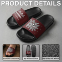 Gift For Father, Beach, Summer, Adorable, Icon - Classic Best Dad Grandpa Ever Limited Edition - Personalized Unisex Slides