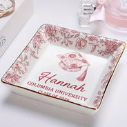Graduation,Happy - Congrats Graduation - Personalized Ring Dish