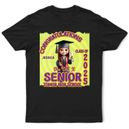 Graduation,Happy - Congratulations Glass Of - Personalized T Shirt