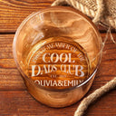 Gift For Father,Gift For Grandpa,Non-Eng,Custom Text,Humorous - Cool Dads Club Powered By Love - Personalized Engraved Whiskey Glass