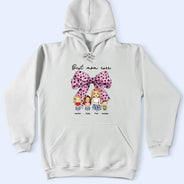 Gift For Grandma,Gift For Mother - Coquette Bow Best Mom Ever - Personalized T Shirt